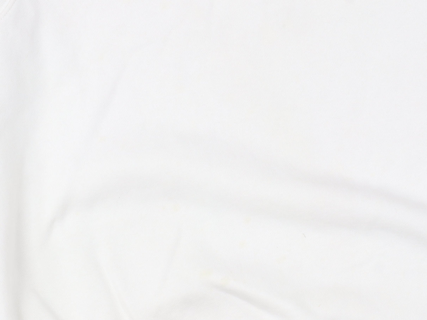 Nike Men’s Ivory Pullover Crew Neck Sweatshirt M Fleece Logo