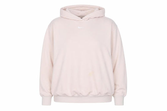 Womens UK 18 Relaxed Nike Beige Pullover Hoodie