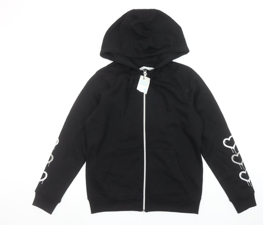 Primark Cares Women’s Black Full Zip Hoodie Size Small