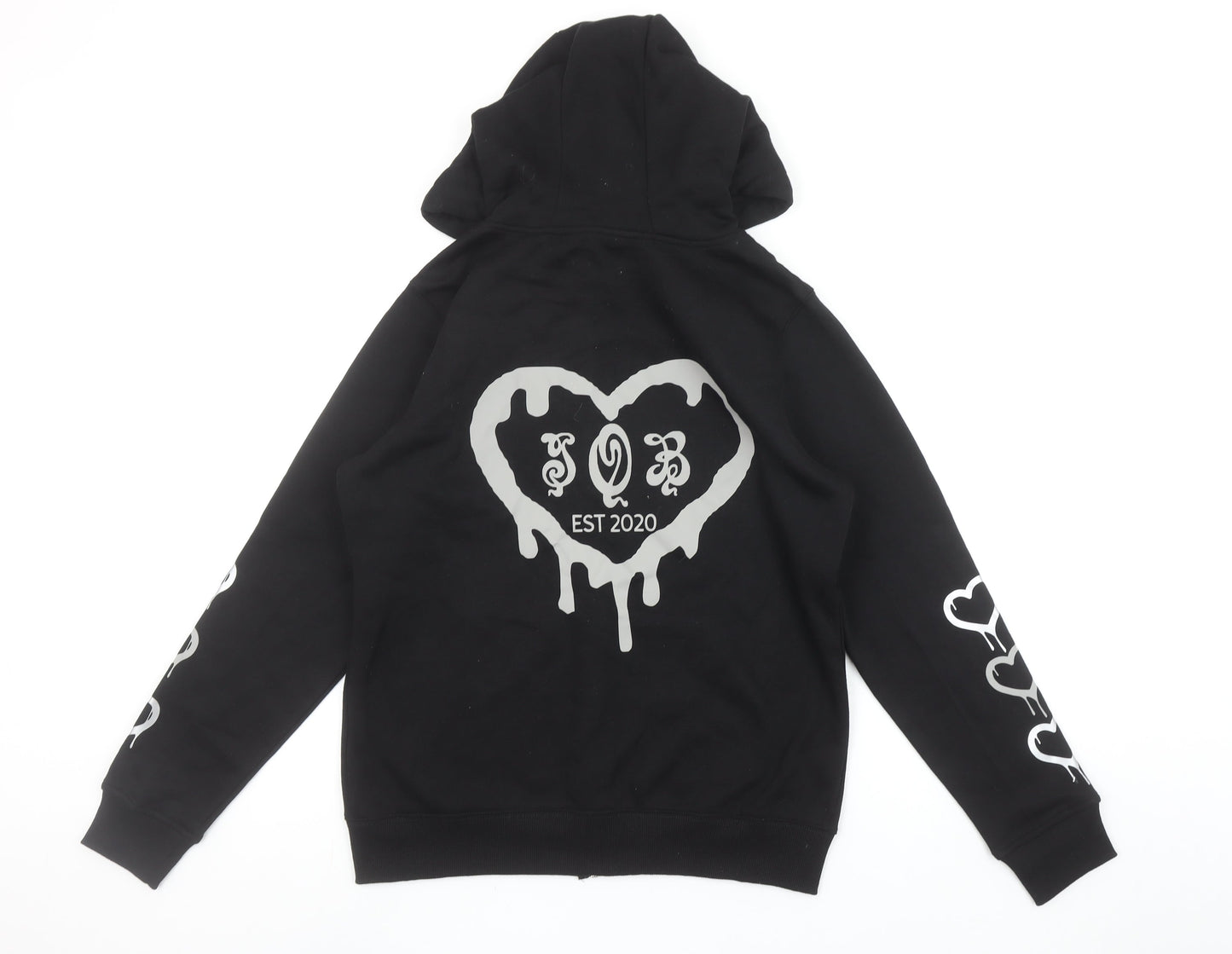 Primark Cares Women’s Black Full Zip Hoodie Size Small