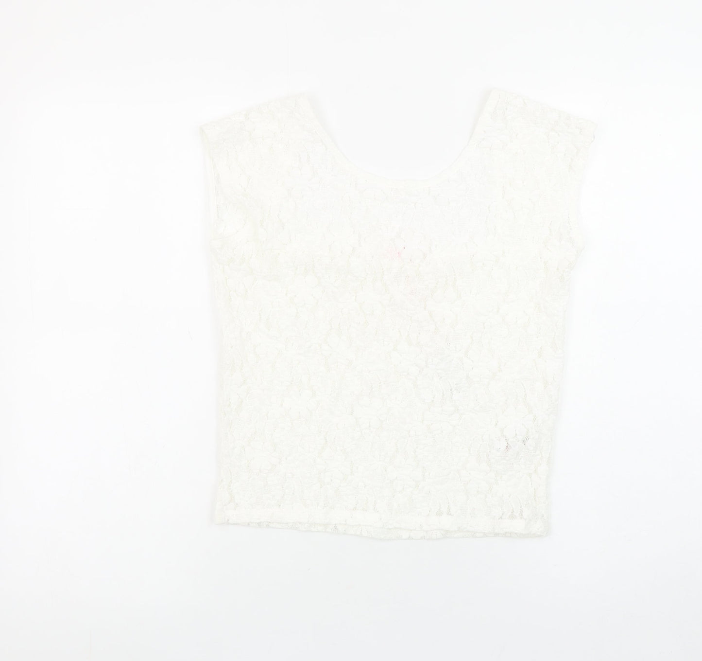 Savida Women's Ivory Lace Camisole Blouse Size 10