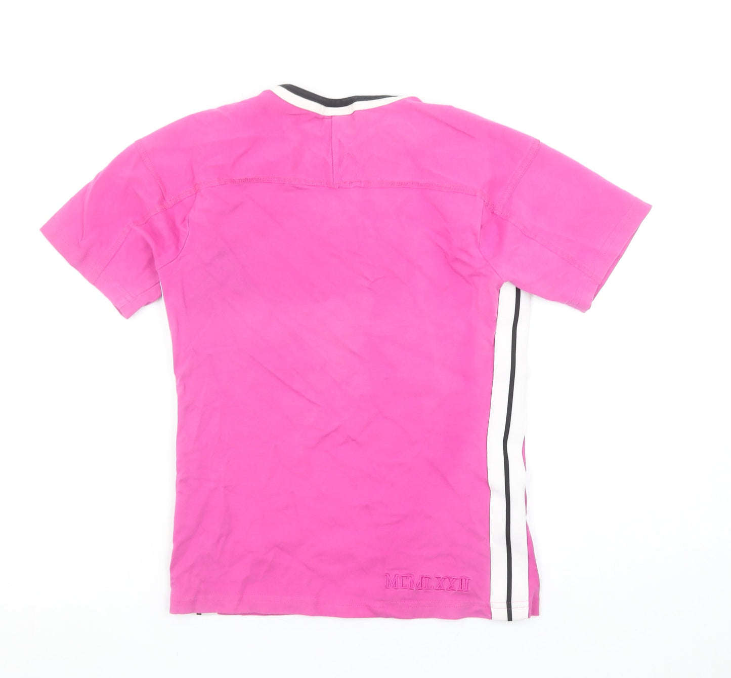 Nike Women's Pink V-Neck Active T-Shirt Size L Sports Top