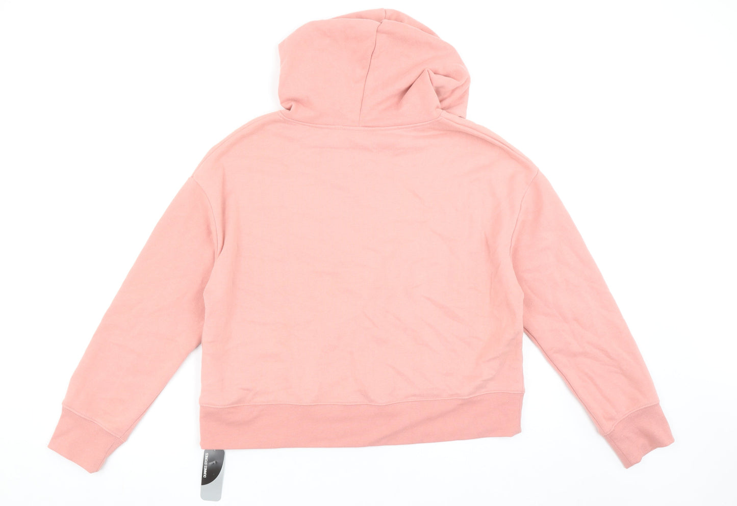 Dunnes Women Pink Pullover Hoodie Medium Cotton Blend Casual