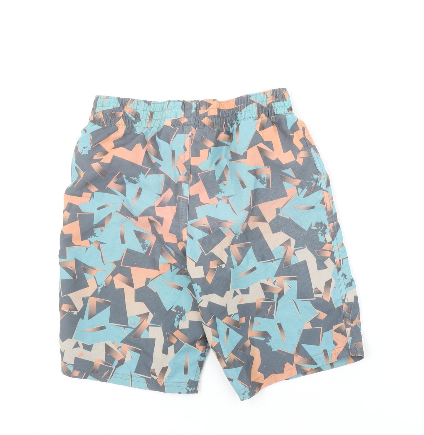 Nike Boys Multicoloured Geometric Board Shorts Swimwear M