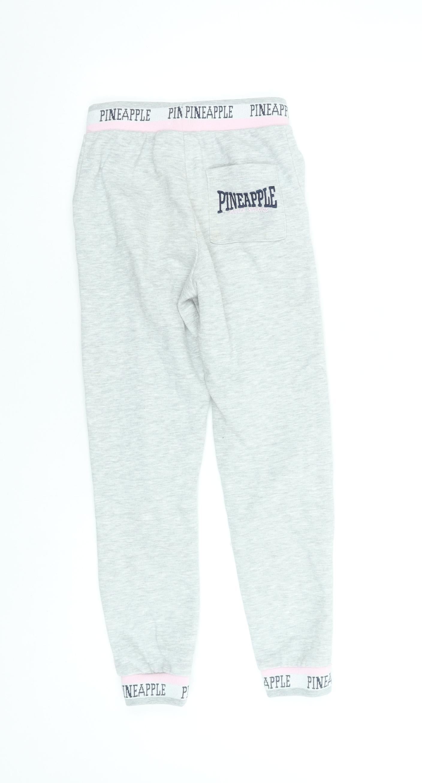 Pineapple Girls Grey Jogger Trousers 9-10 Years Dance Studio Style