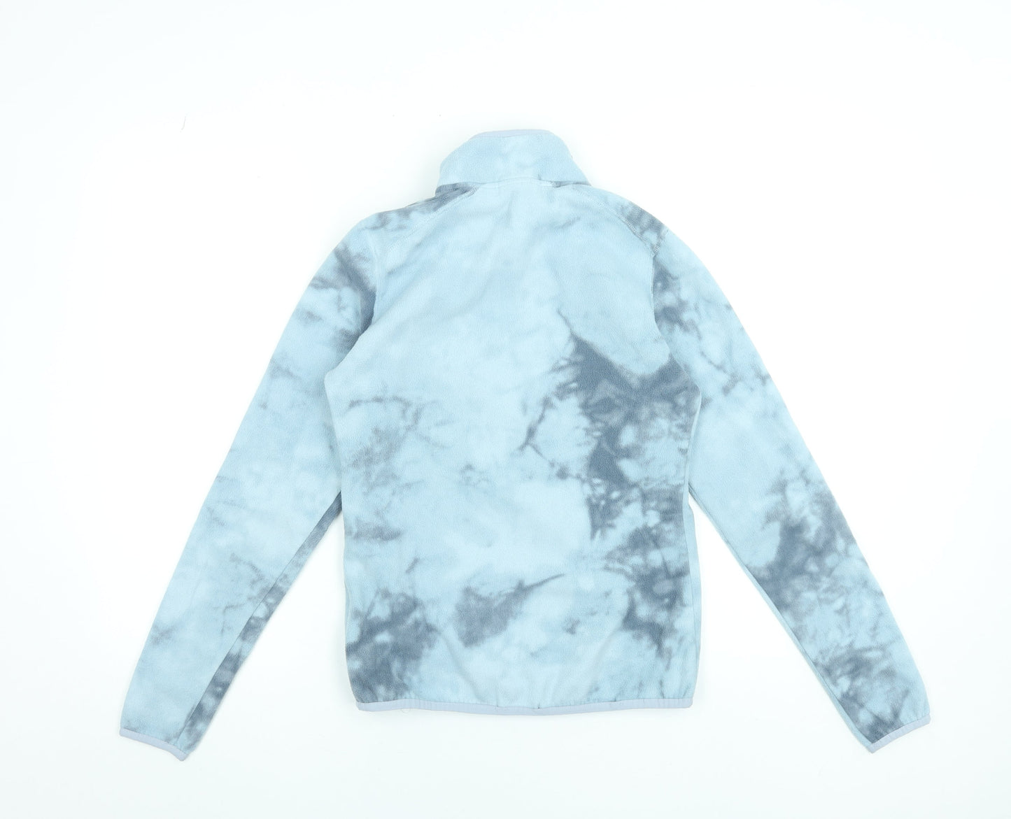 The North Face Womens Blue 1/4 Zip Fleece Sweatshirt Size S Polyester