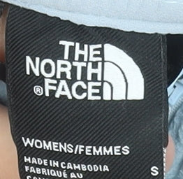 The North Face Womens Blue 1/4 Zip Fleece Sweatshirt Size S Polyester