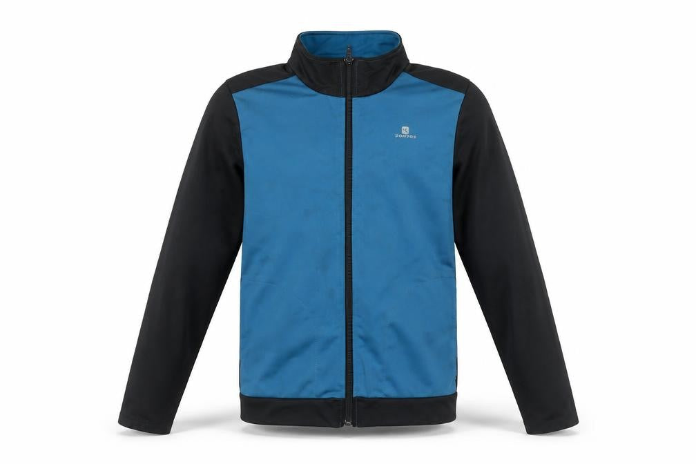 Domyos Boys Blue Track Jacket 12 Years Full Zip Lightweight Activewear