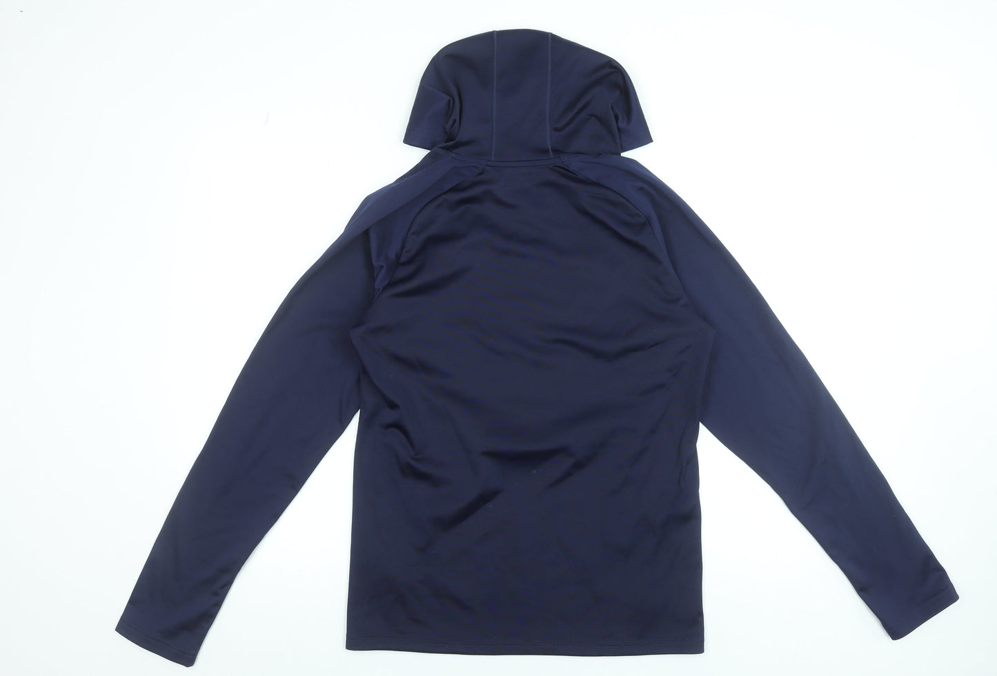Mens UK S Athletic PUMA Blue Pullover Hoodie