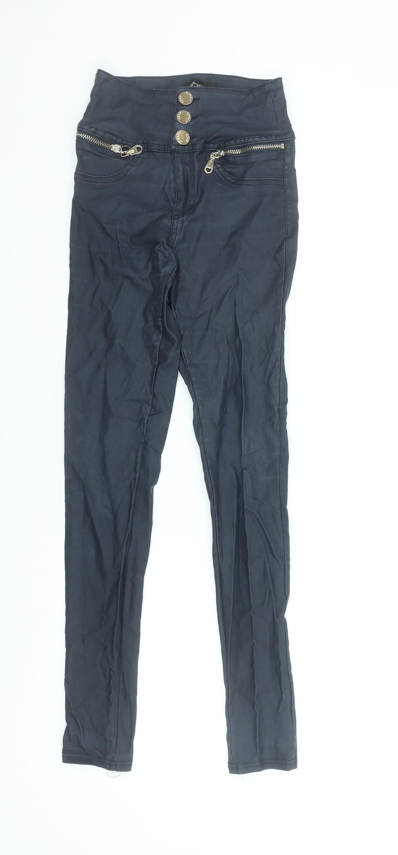 Denim Club Women's Black High Rise Skinny Jeans Size 8