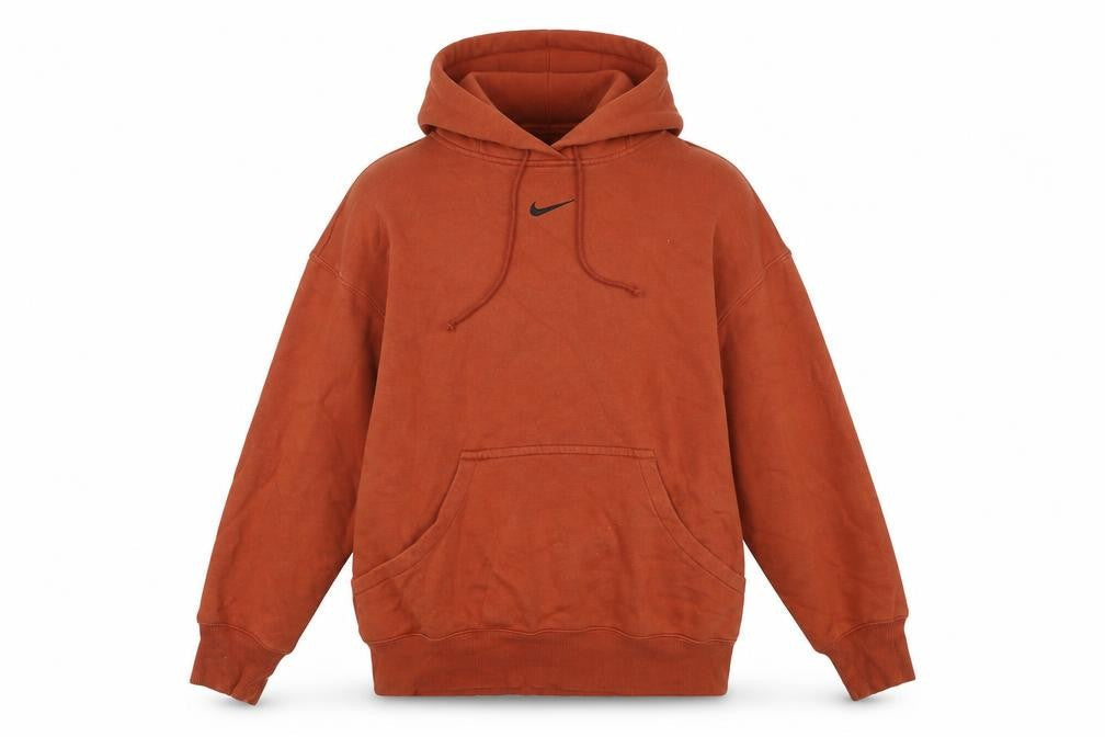 Mens UK S Regular Nike Brown Pullover Hoodie