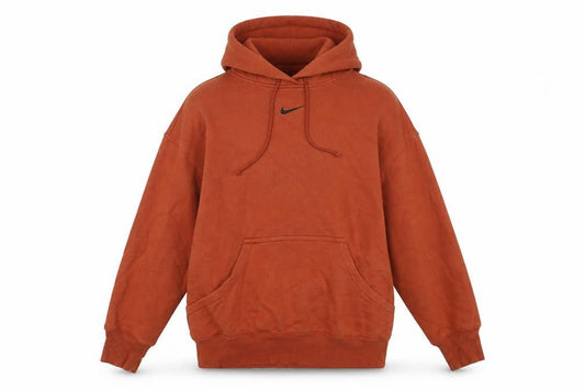 Mens UK S Regular Nike Brown Pullover Hoodie