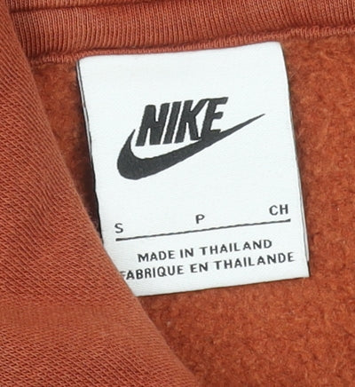 Mens UK S Regular Nike Brown Pullover Hoodie