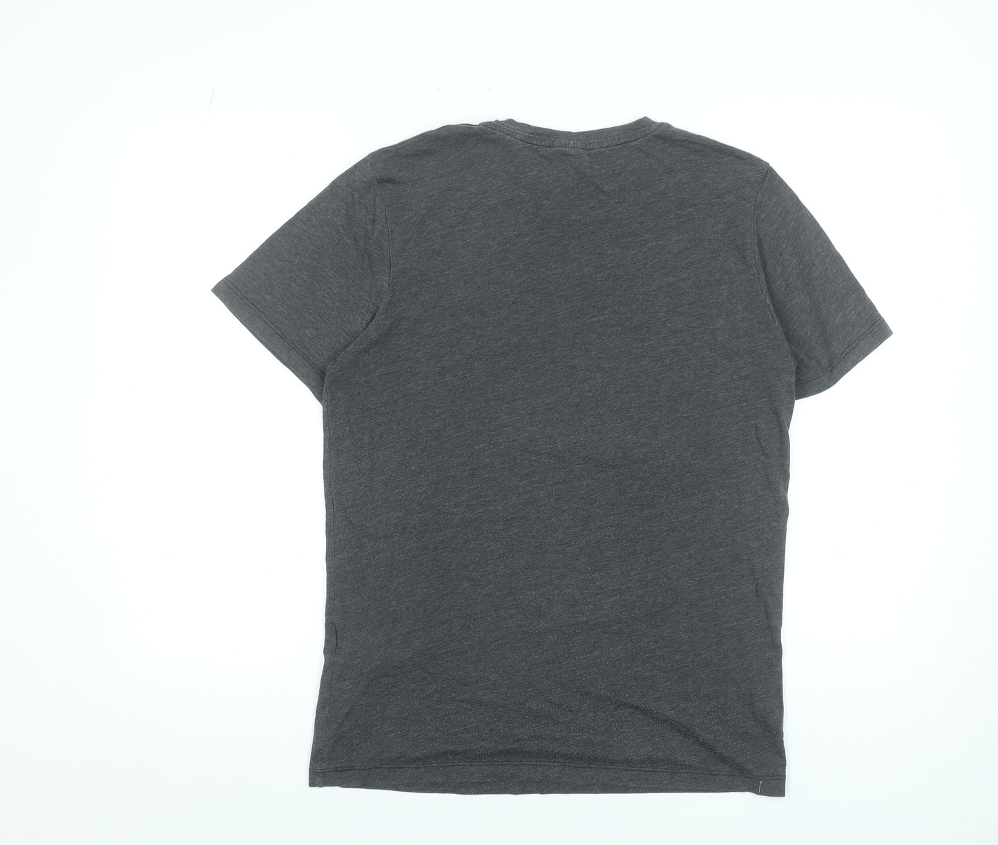 Mens UK Size M JACK & JONES Grey  Cotton Blend T-Shirt