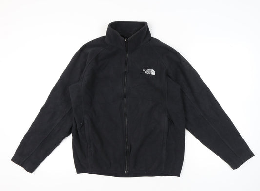 The North Face Men's Black Fleece Full Zip Outdoor Jacket