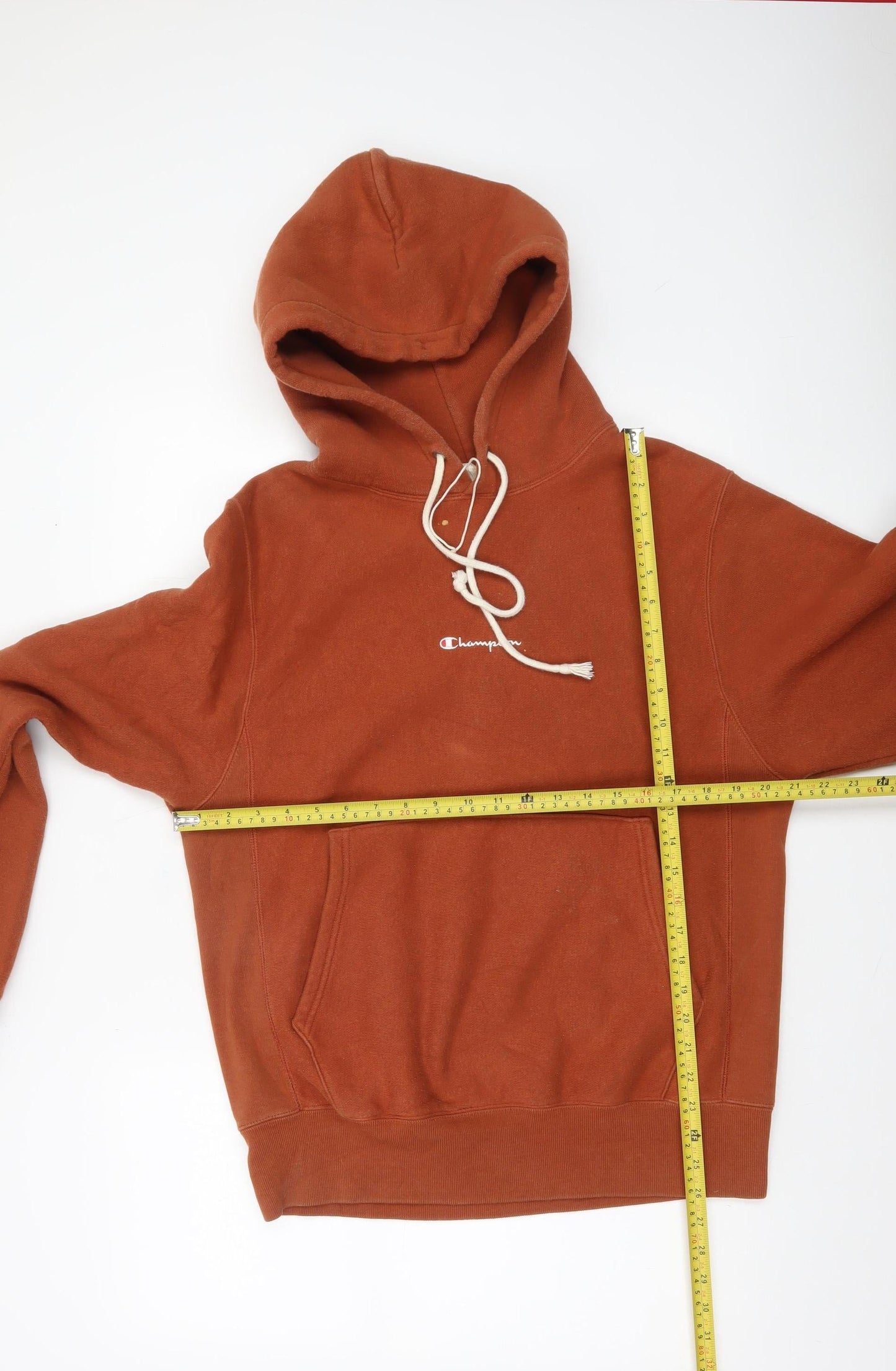 Champion Men's Brown Reverse Weave Pullover Hoodie Size S