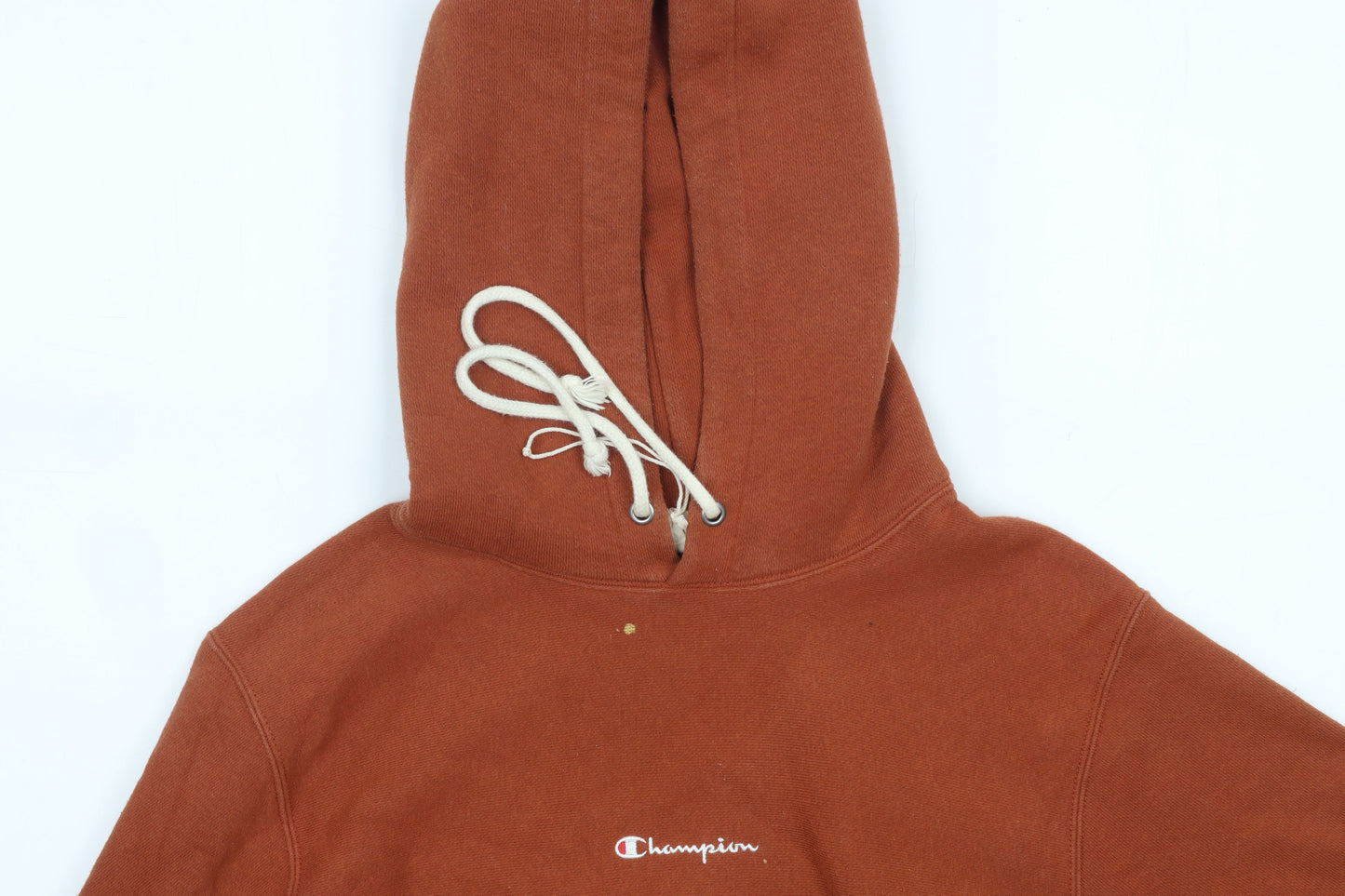 Champion Men's Brown Reverse Weave Pullover Hoodie Size S