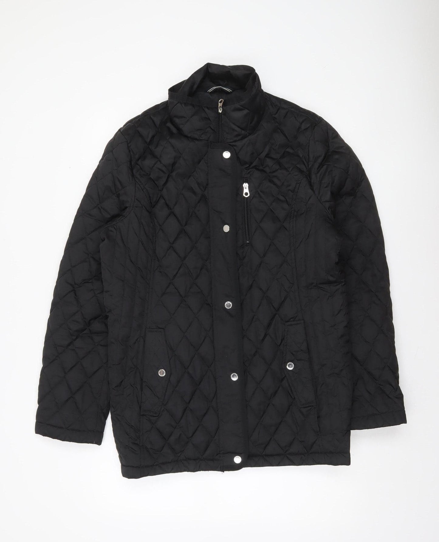 Womens UK Size XL Regular Nautica Black Polyester Jacket