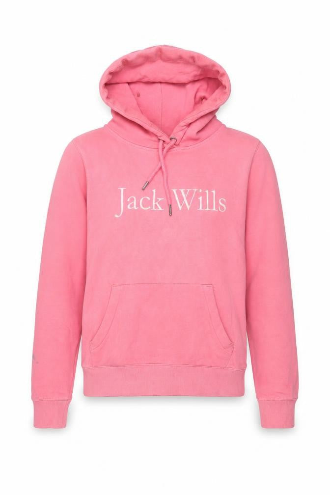 Womens UK 8 Regular Jack Wills Pink Pullover Hoodie