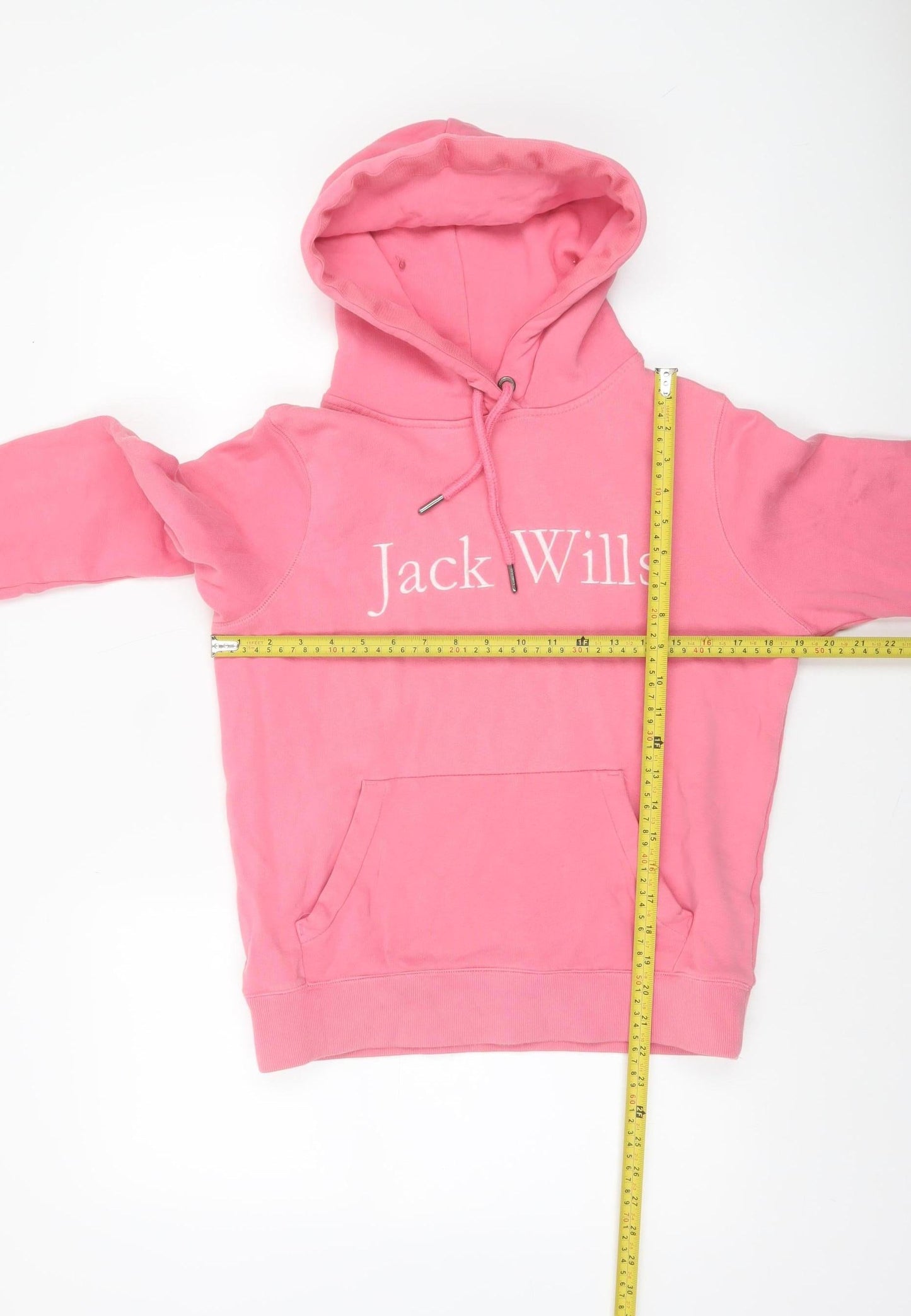 Womens UK 8 Regular Jack Wills Pink Pullover Hoodie