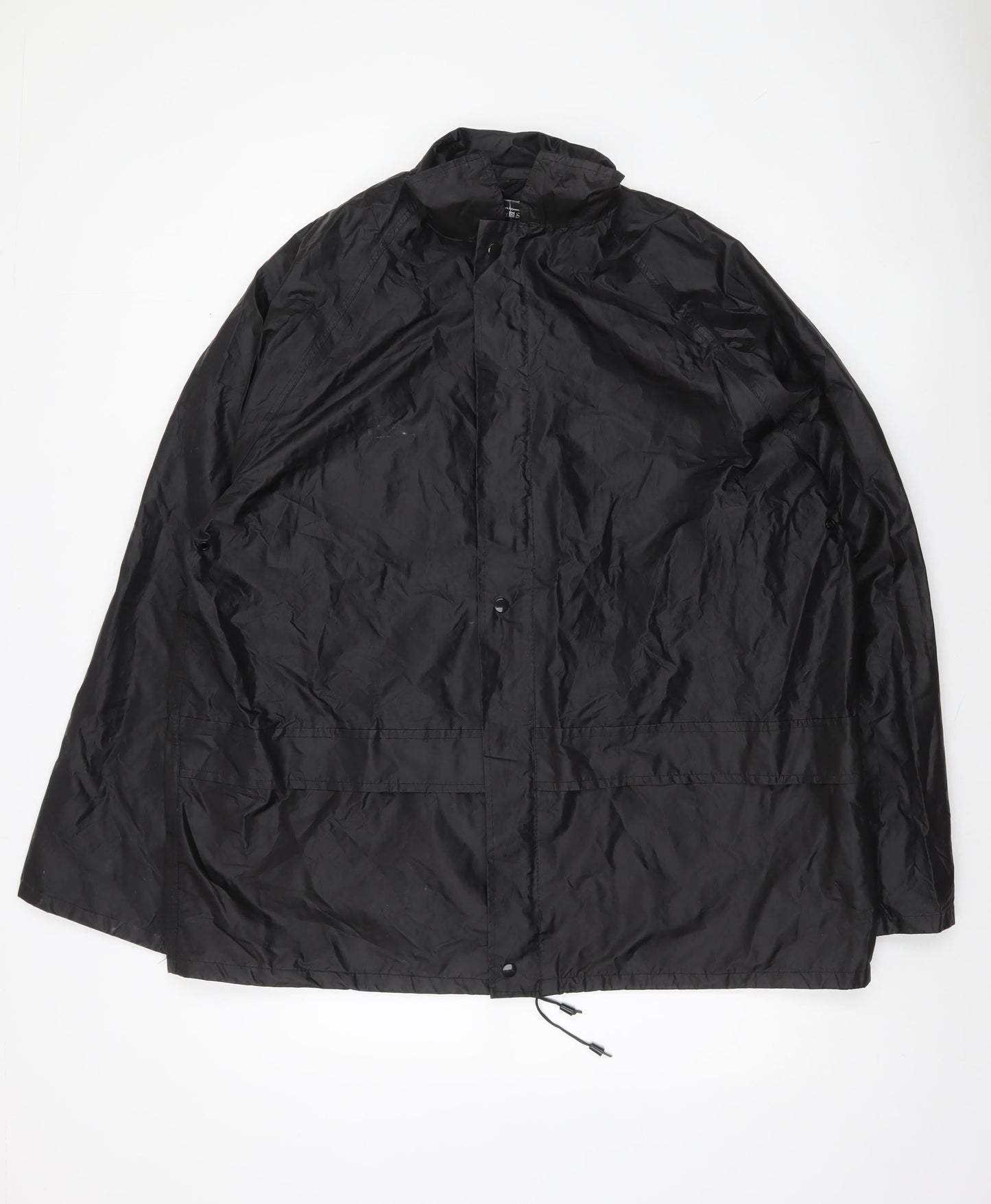 Mil-Tec Men's Black XL Waterproof Windproof Outdoor Rain Jacket