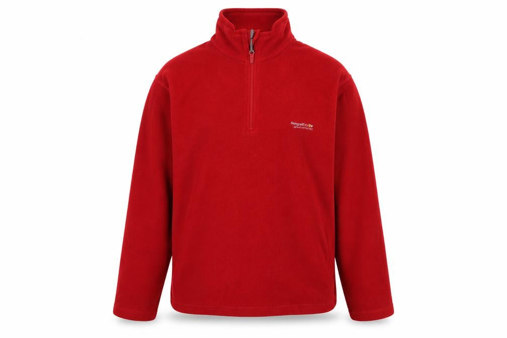Regatta Men's Red Fleece 1/4 Zip Outdoor Jacket Size M 40in