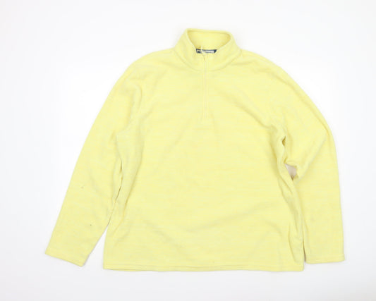Womens UK 20 Regular Mountain Warehouse Yellow Pullover Sweatshirt