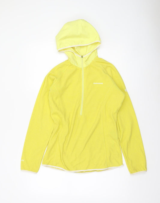 Womens UK 10 Regular Craghoppers Yellow Pullover Hoodie