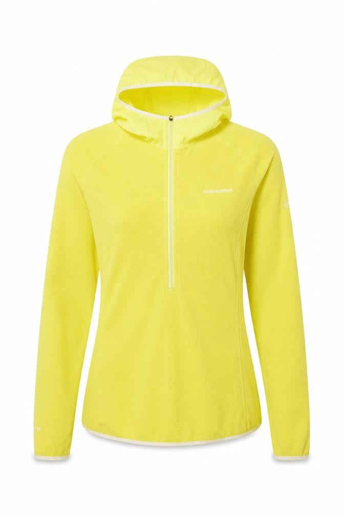 Womens UK 10 Regular Craghoppers Yellow Pullover Hoodie