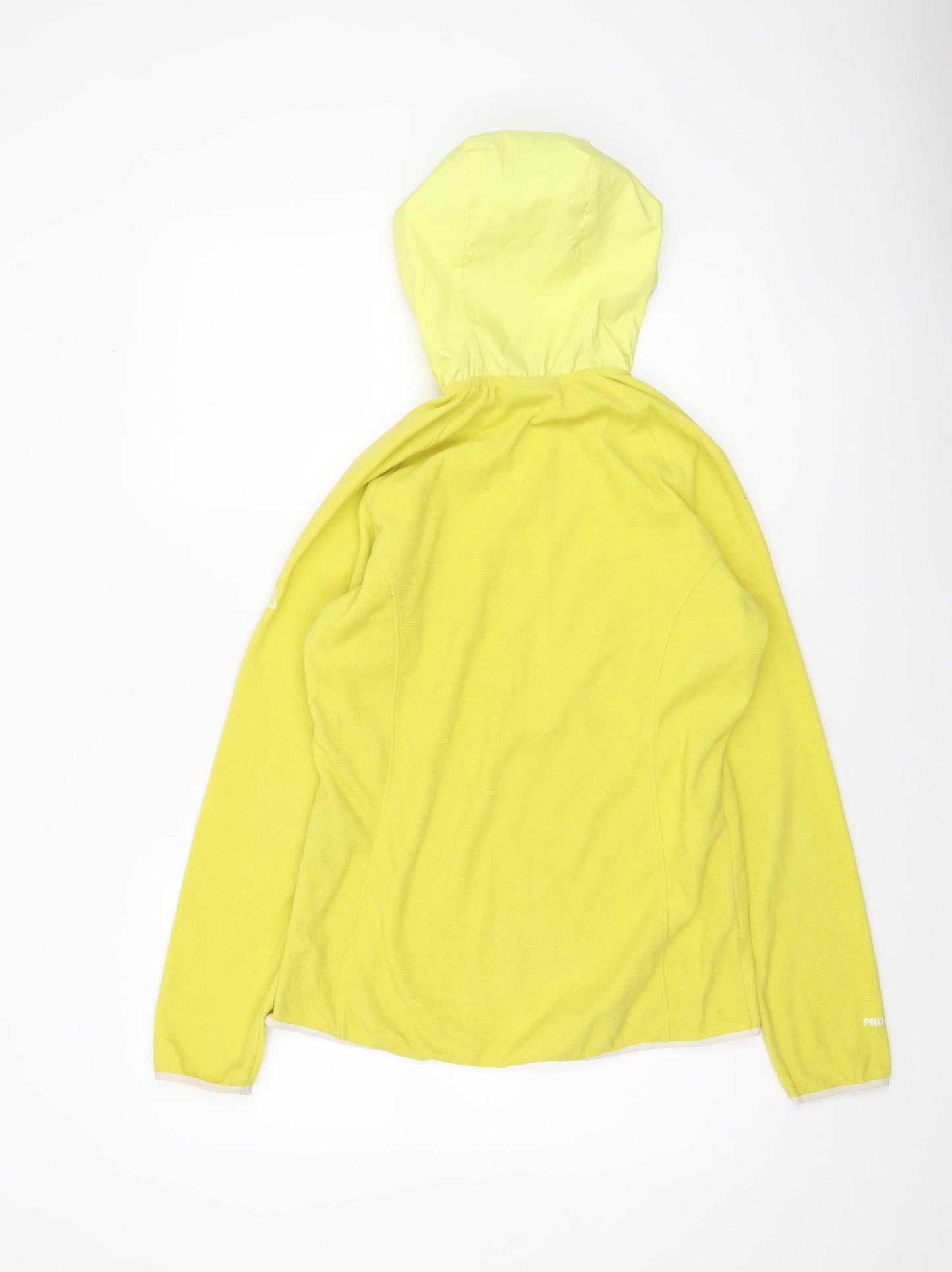 Womens UK 10 Regular Craghoppers Yellow Pullover Hoodie