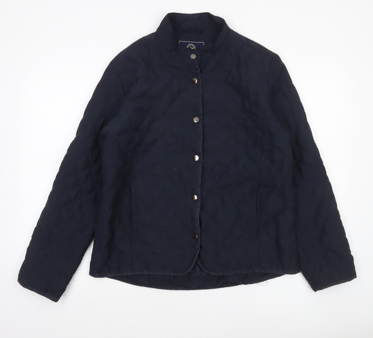 P.G. Field Men's Blue Quilted Mid-Length Jacket M Outdoor Weatherwear