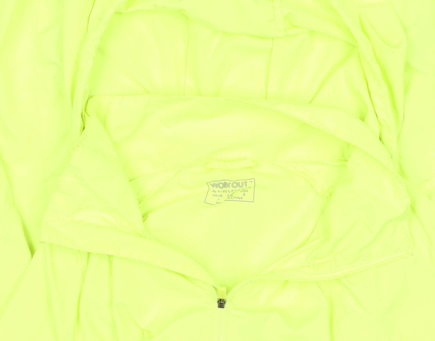 Workout by Atmosphere Women's Yellow Size 8 Windbreaker Jacket