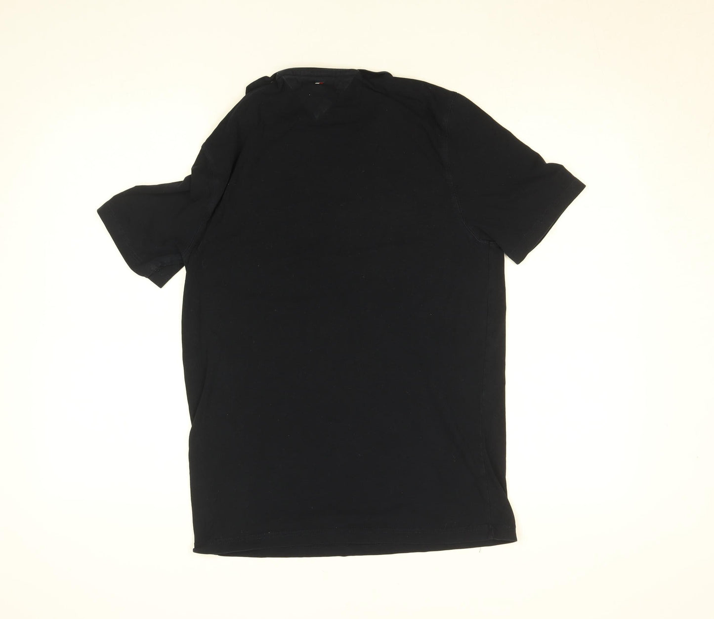 Tommy Hilfiger Men's Black Crew Neck Short Sleeve T-Shirt M