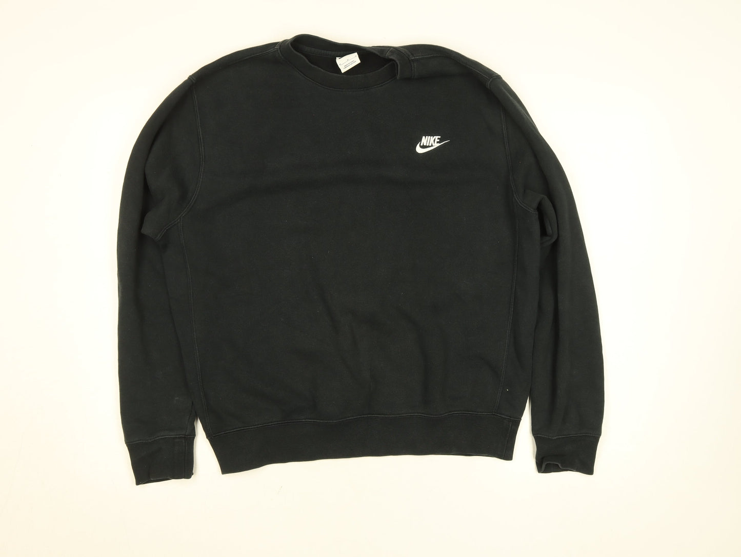 Mens UK M Regular Nike Black Pullover Sweatshirt