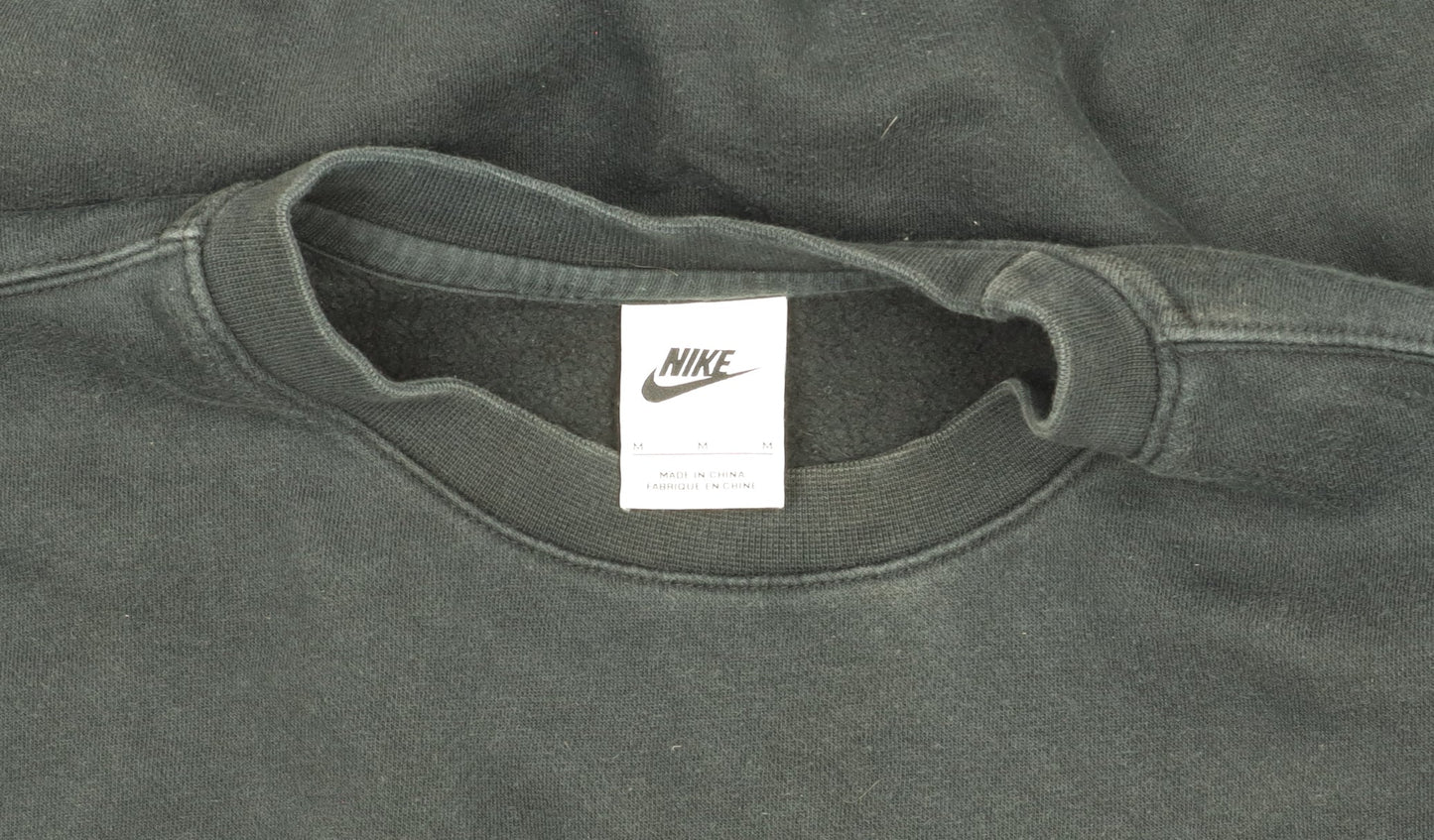 Mens UK M Regular Nike Black Pullover Sweatshirt