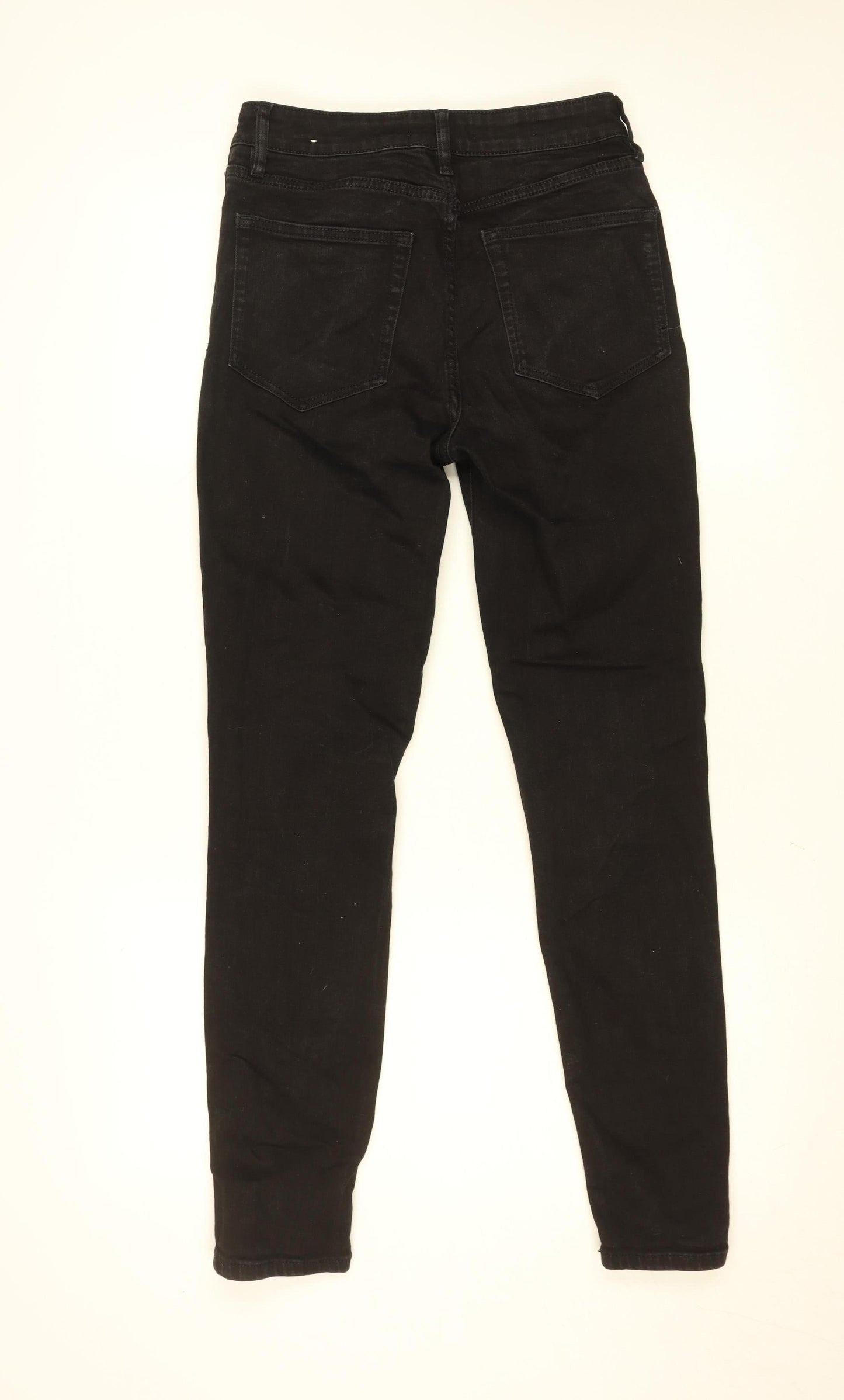 MNG Women’s Black Skinny Stretch Denim Jeans Size 10