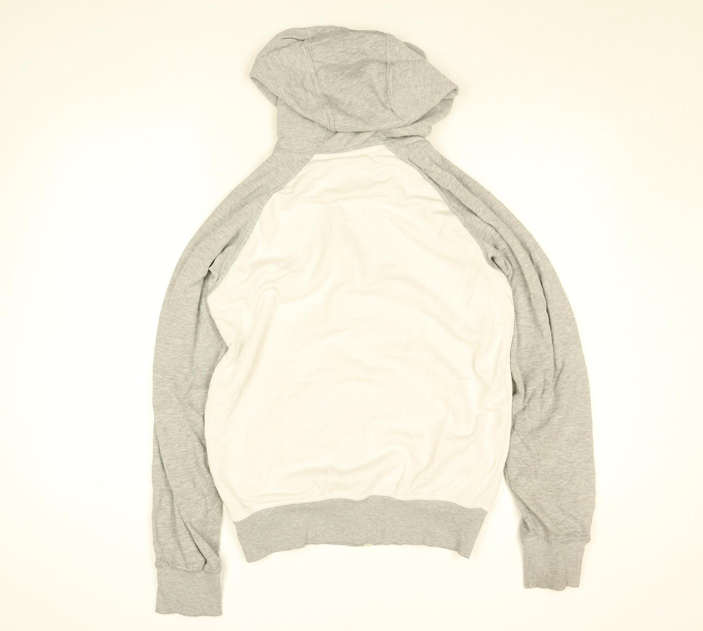 McKenzie Men's Grey Full Zip Hoodie S Logo Sports Style