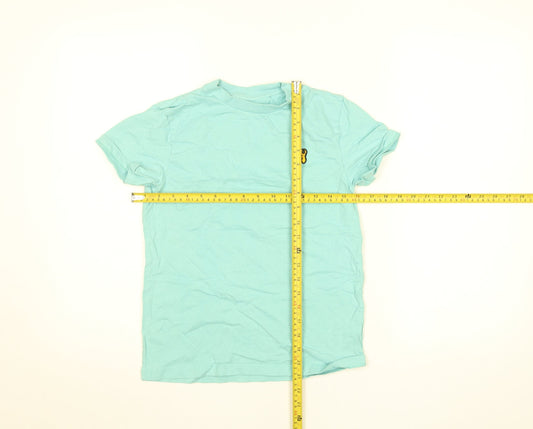 Next Boys Blue Cotton Short Sleeve Crew Neck T-Shirt 10 Years