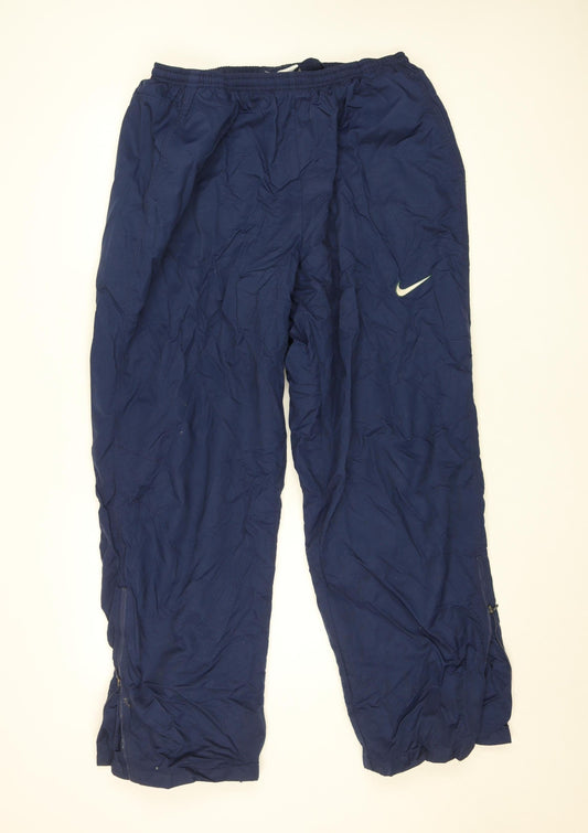 Nike Men's Blue 2XL Track Pants Lightweight Woven Activewear Trousers