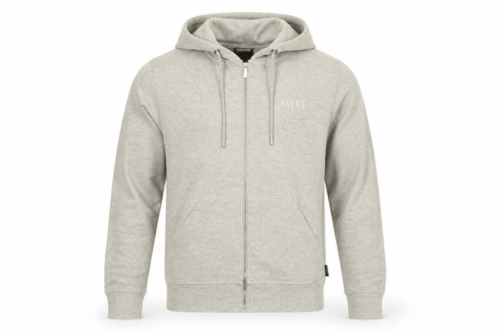 STATUS Men’s Grey Full Zip Hoodie S Regular Fit