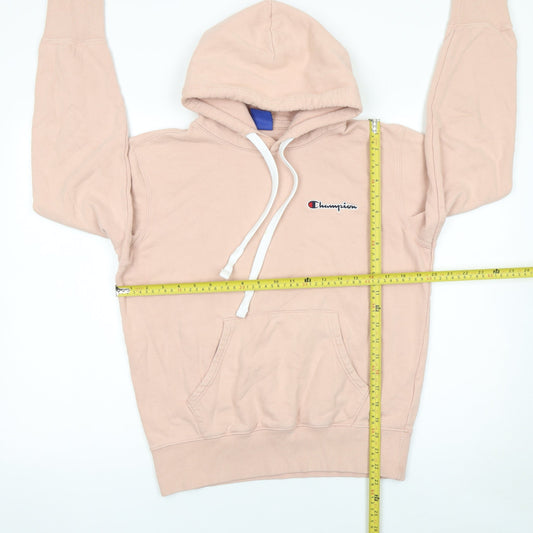 Champion Womens Beige Hoodie Medium 100% Cotton Pullover