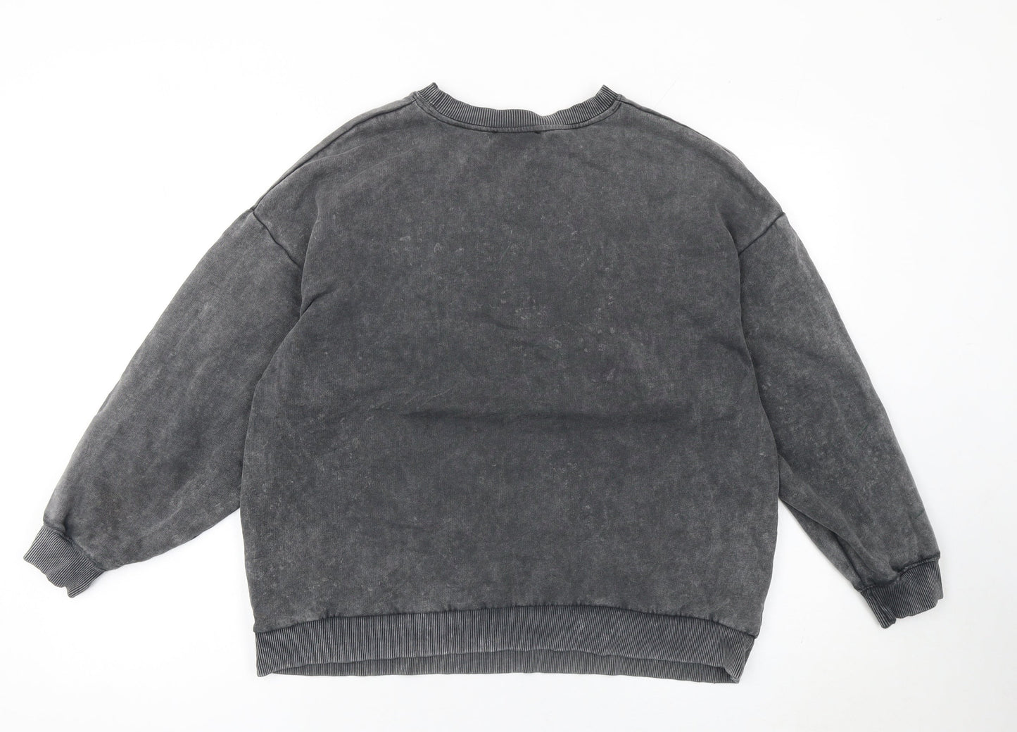 Bershka Women's Grey Ursula Disney Villains Pullover Sweatshirt Size S