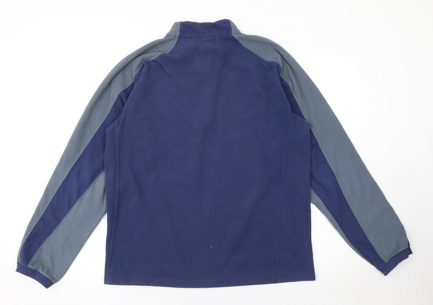 The North Face Men's Blue Fleece 1/4 Zip Pullover Sweatshirt M