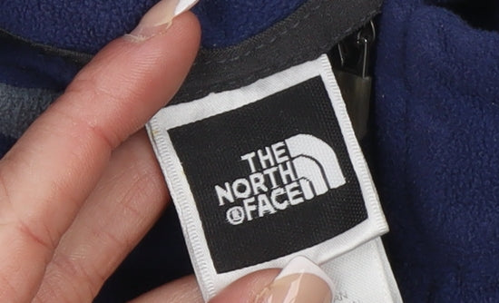 The North Face Men's Blue Fleece 1/4 Zip Pullover Sweatshirt M