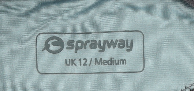 Womens UK 12 Regular Sprayway Grey Pullover Sweatshirt