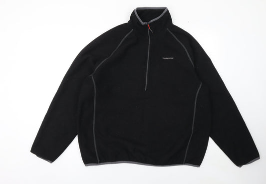 Mens UK XL Regular Craghoppers Black Pullover Sweatshirt