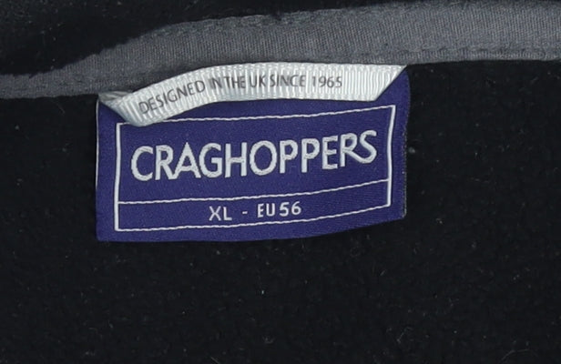 Mens UK XL Regular Craghoppers Black Pullover Sweatshirt
