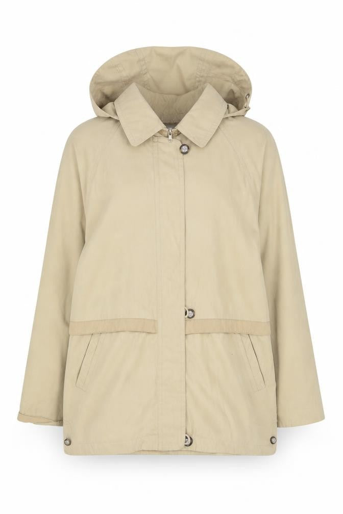 Rosetti Womens Beige Hooded Parka Jacket Size 22