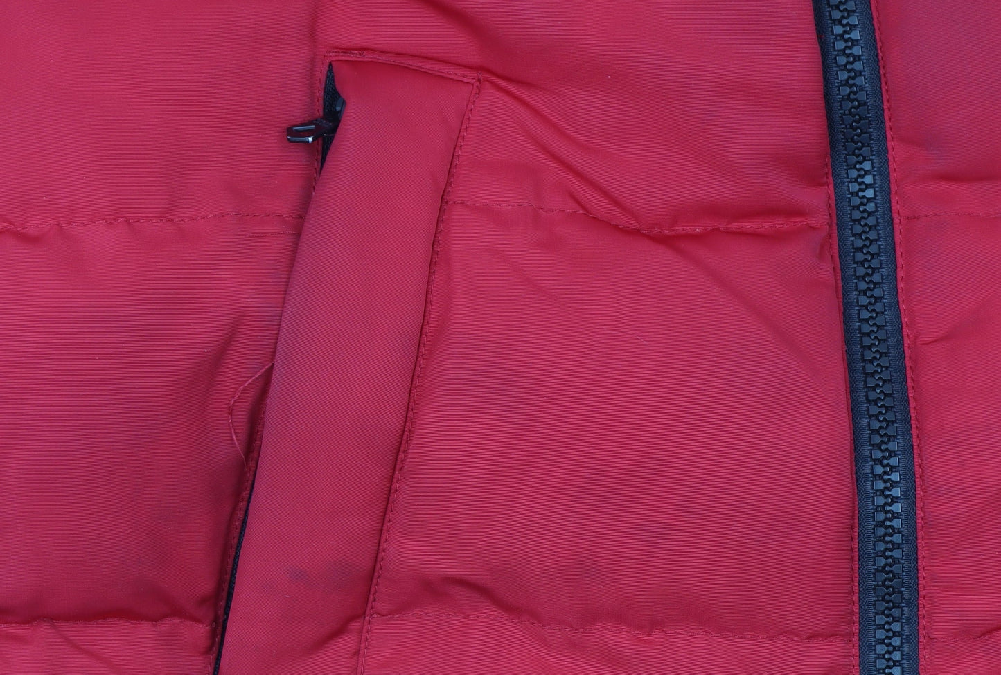 SoulCal & Co Women Red XS Hooded Puffer Jacket Winter Coat