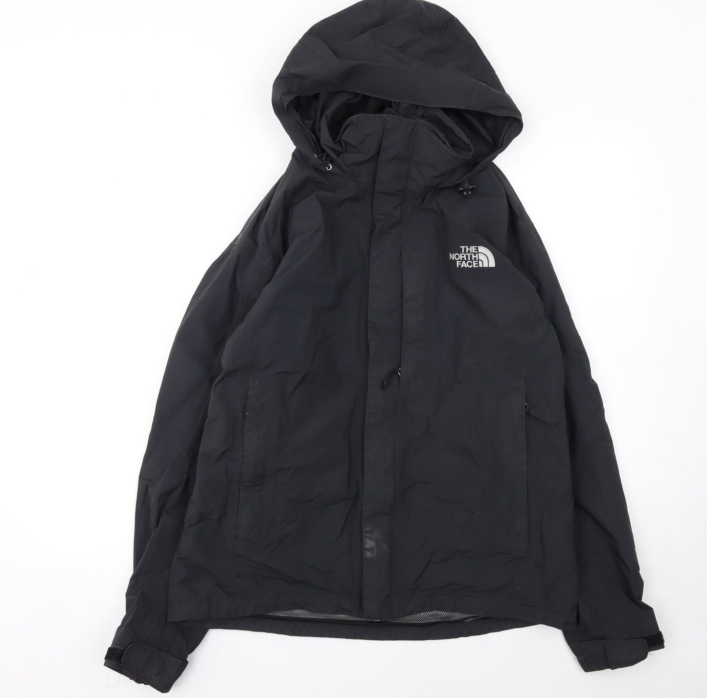 The North Face Men's Black Waterproof Hooded Rain Jacket Size S